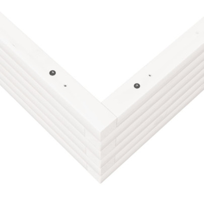 Jardinieră Grădină Albă - Lemn Masiv de Pin | Livrare Gratuită