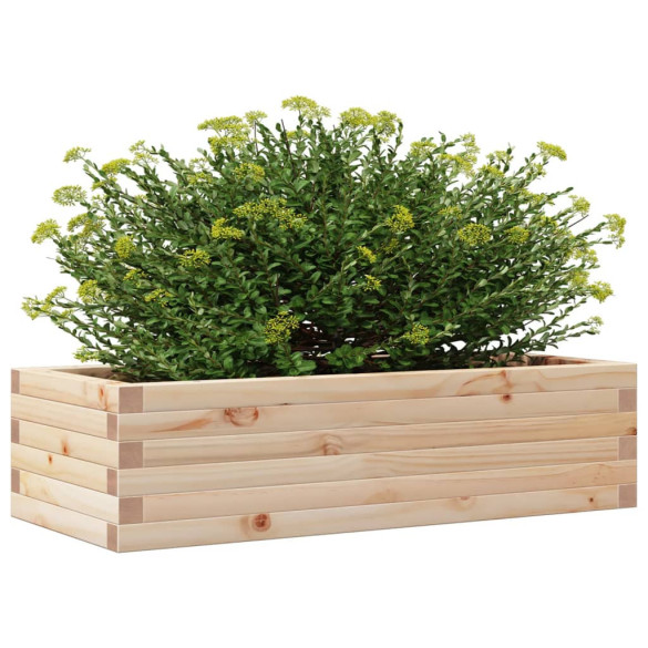 Jardinieră Grădină Lemn Masiv de Pin - 90x40x23 cm