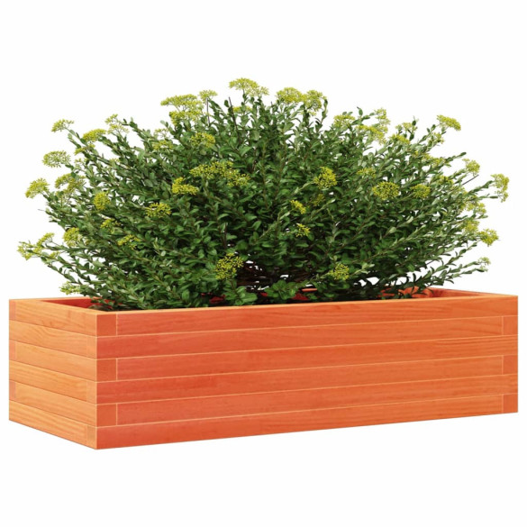 Jardinieră Grădină Lemn Masiv Pin - 90x40x23 cm - Maro