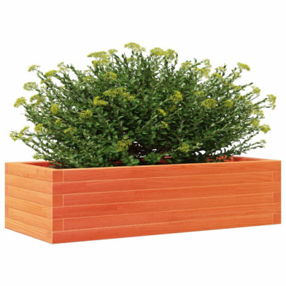 Jardinieră Grădină Lemn Masiv Pin - 90x40x23 cm - Maro