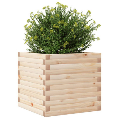 Jardinieră Lemn Pin 50x50x45,5 cm - Gratis Livrare