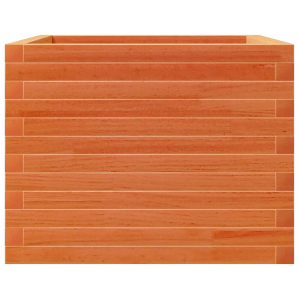Jardinieră Grădină Lemn Masiv Pin - Maro Ceruit 60x60x45,5 cm