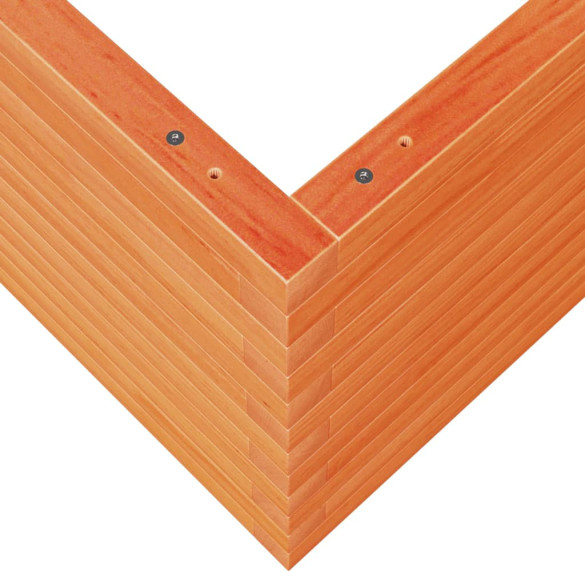 Jardinieră Grădină Lemn Masiv Pin - Maro Ceruit 60x60x45,5 cm