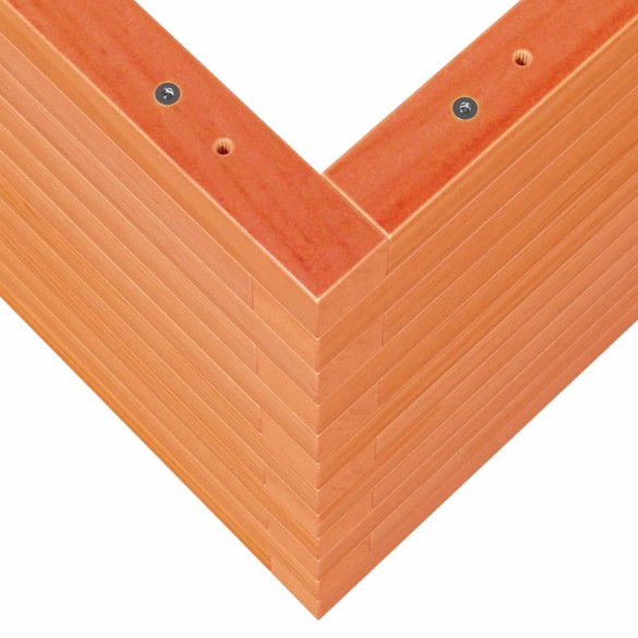 Jardinieră Grădină Lemn Masiv Pin - Maro Ceruit 90x40x45,5 cm