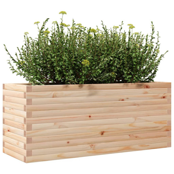Jardinieră Lemn Masiv Pin - 110x40x45,5 cm - Livrare Gratuită