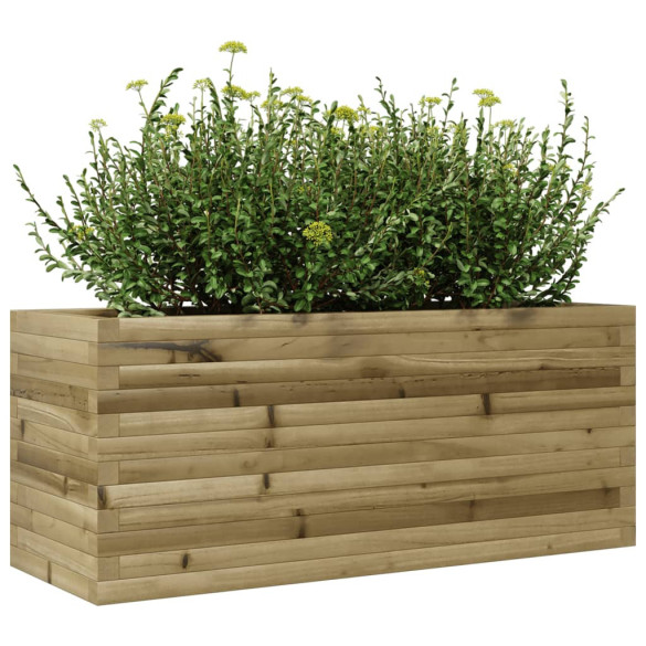Jardinieră Grădină Lemn Pin Impregnat - 110x40x45,5 cm