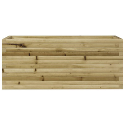 Jardinieră Grădină Lemn Pin Impregnat - 110x40x45,5 cm