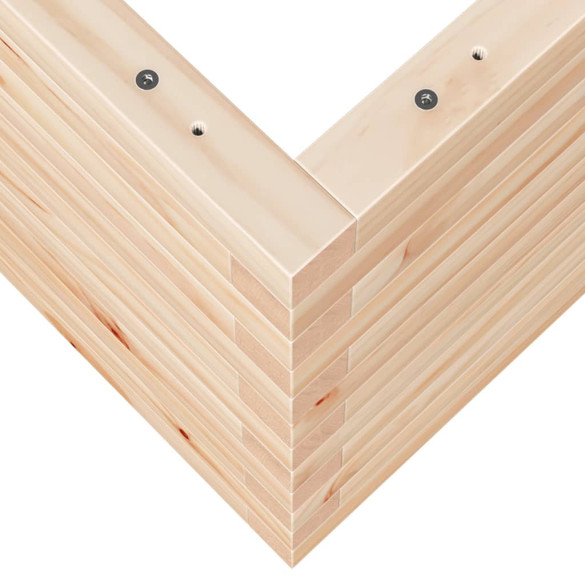 Jardinieră Grădină Lemn Masiv Pin - 90x60x45,5 cm