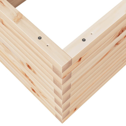 Jardinieră Grădină Lemn Masiv de Pin - 110x60x45,5 cm