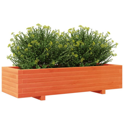 Jardinieră Grădină Lemn Masiv Pin - 110x40x26,5 cm