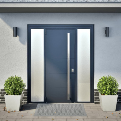 Jardiniere Grădină Oțel Inoxidabil - 2 buc. 40x40x40 cm