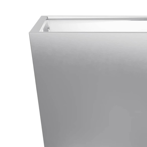 Jardiniere Grădină Oțel Galvanizat - 2 buc. - 50x50x50 cm