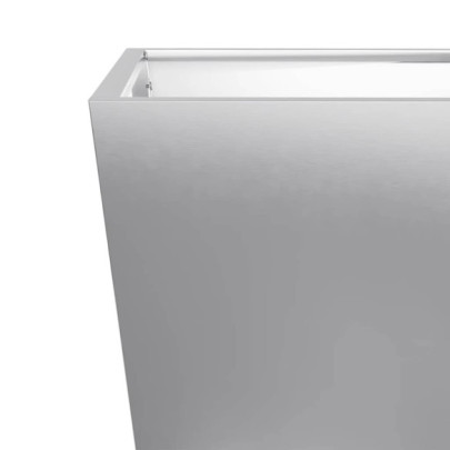 Jardiniere Grădină Oțel Galvanizat - 2 buc. - 50x50x50 cm