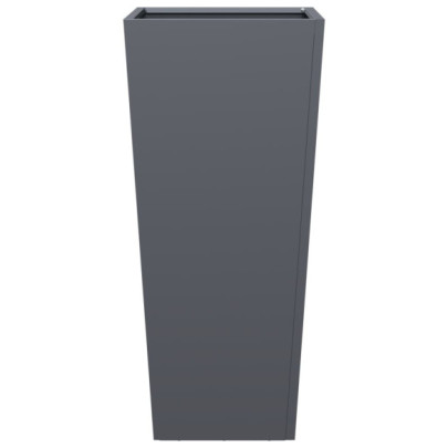 Jardinieră Grădină Antracit Oțel - 35x35x75 cm - Livrare Gratuită