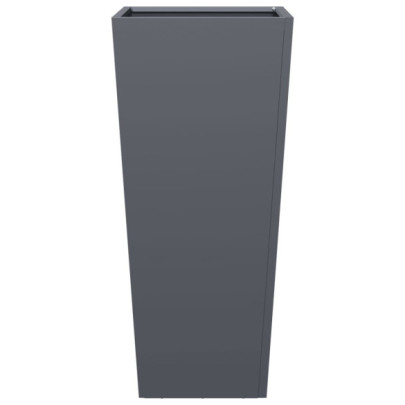 Jardiniere Grădină Antracit 35x35x75 cm - Oțel | 2 bucăți