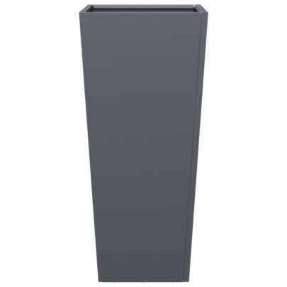 Jardiniere Grădină Antracit 35x35x75 cm - Oțel | 2 bucăți