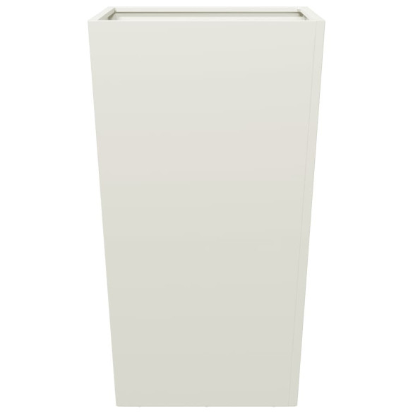 Jardinieră Albă de Oțel | Grădină & Balcon | Livrare Gratuită