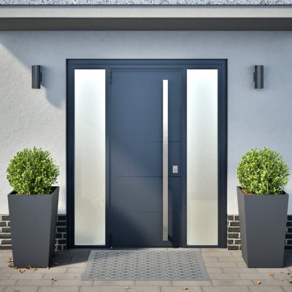 Jardiniere Grădină Antracit 45x45x75 cm - Oțel Rezistent