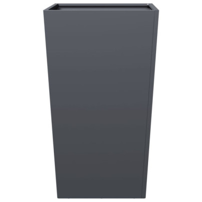 Jardiniere Grădină Antracit 45x45x75 cm - Oțel Rezistent