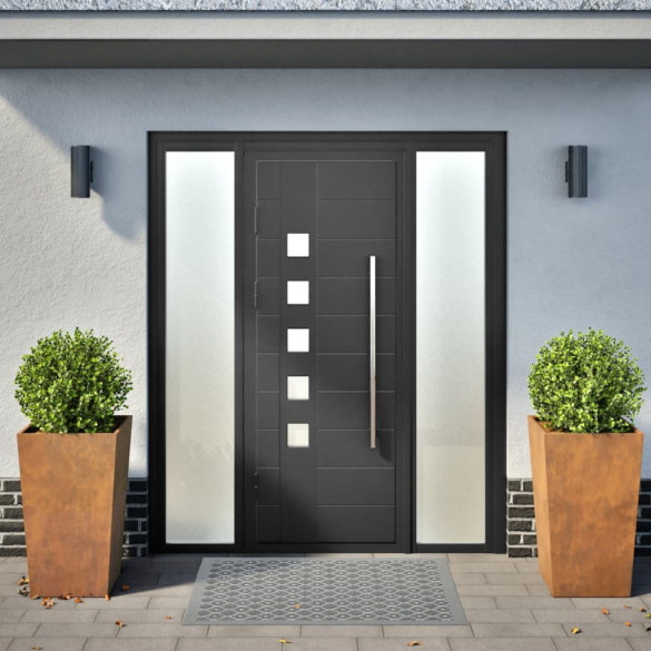 Jardiniere Grădină Oțel Intemperii 45x45x75 cm - 2 bucăți