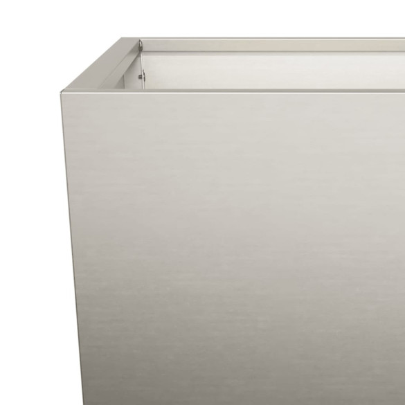 Jardiniere Grădină Oțel Intemperii 45x45x75 cm - 2 bucăți