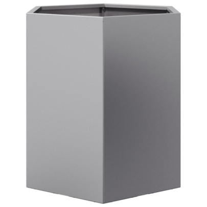 Jardiniere Grădină Oțel Galvanizat - 2 Bucăți 46x40x45cm