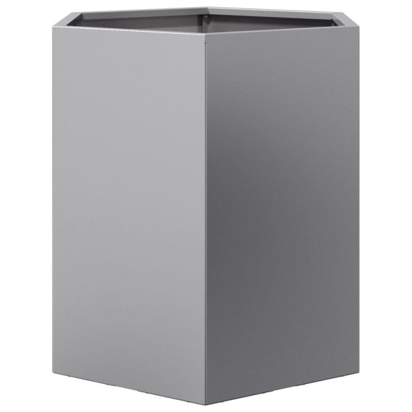 Jardiniere Grădină Oțel Galvanizat - 2 Bucăți 46x40x45cm