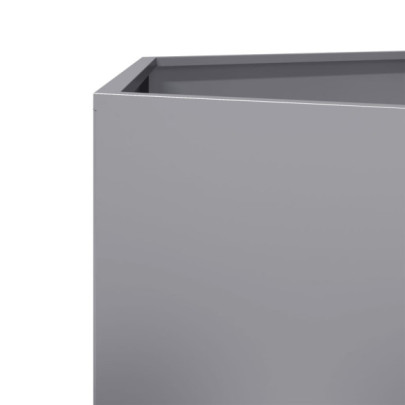 Jardiniere Grădină Oțel Galvanizat - 2 Bucăți 46x40x45cm