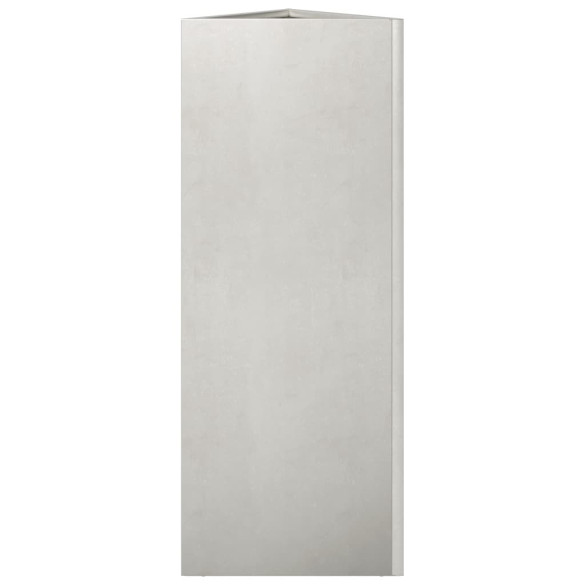 Jardiniere Grădină Oțel Inoxidabil Triunghi - 2 Bucăți