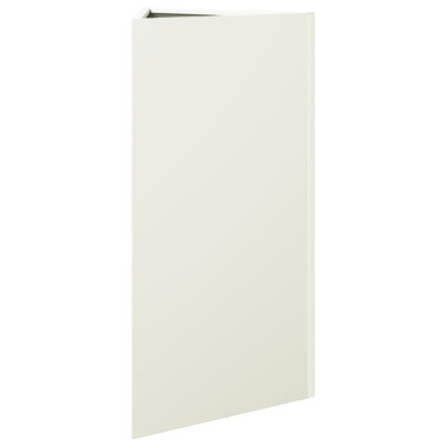 Jardinieră Grădină Triunghiulară Albă - Oțel | Livrare Gratuită