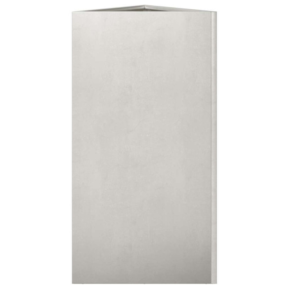 Jardiniere Grădină Oțel Inoxidabil Triunghi - 2 bucăți