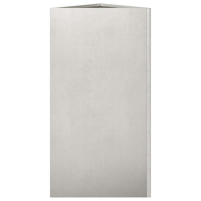 Jardiniere Grădină Oțel Inoxidabil Triunghi - 2 bucăți