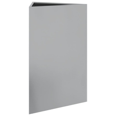 Jardiniere Grădină Triunghi - 2 Bucăți Oțel Galvanizat 50x43x75 cm