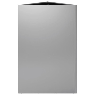 Jardiniere Grădină Triunghi - 2 Bucăți Oțel Galvanizat 50x43x75 cm