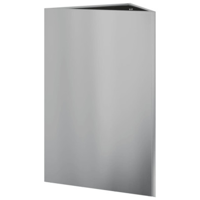 Jardiniere Grădină Triunghi - 2 Bucăți Oțel Galvanizat 50x43x75 cm