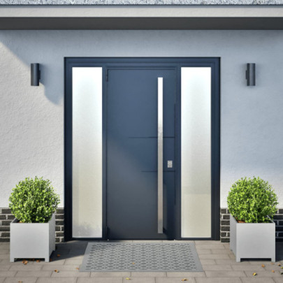 Jardiniere Grădină Oțel Galvanizat - 2 buc. | Livrare Gratuită