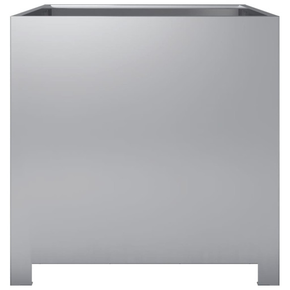 Jardinieră Oțel Galvanizat 50x50x50 cm - Livrare Gratuită