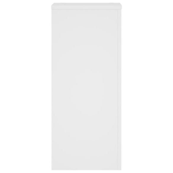 Suporturi plante lemn alb - 2 bucăți - 30x30x70 cm