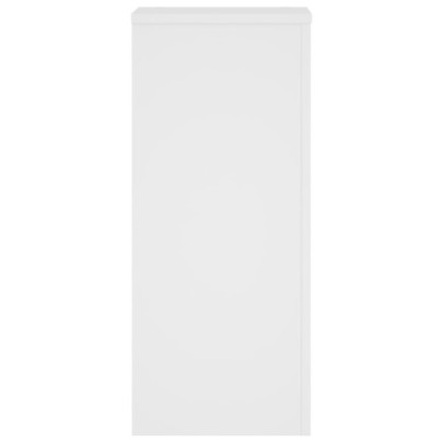 Suporturi plante lemn alb - 2 bucăți - 30x30x70 cm