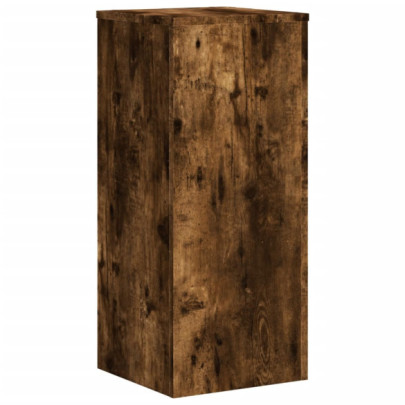Suporturi Plante Lemn Stejar Fumuriu - 2 buc., 70 cm