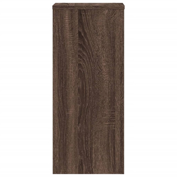 Suporturi Plante Lemn Compozit - 2 bucăți, Maro Stejar