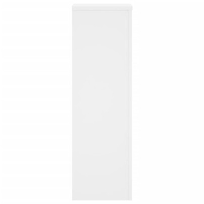 Suporturi Plante Lemn Alb - 2 buc., 80cm - Livrare Gratuită