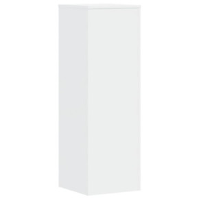 Suport Plantă Alb Lemn Prelucrat 33x33x100 cm 2