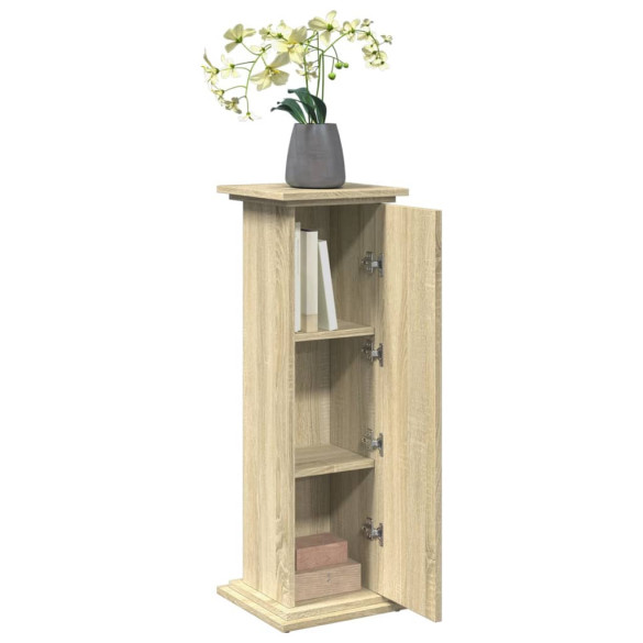 Suport Expoziție cu Depozitare Sonoma Stejar 90cm Suport Expoziție cu Depozitare Sonoma Stejar 90cm