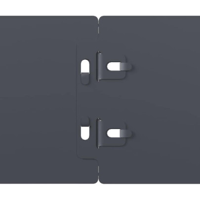 Borduri Gazon Oțel Antracit 50 buc - Livrare Gratuită