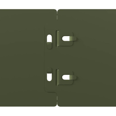 Borduri Gazon Oțel 50 buc - Verde | Livrare Gratuită