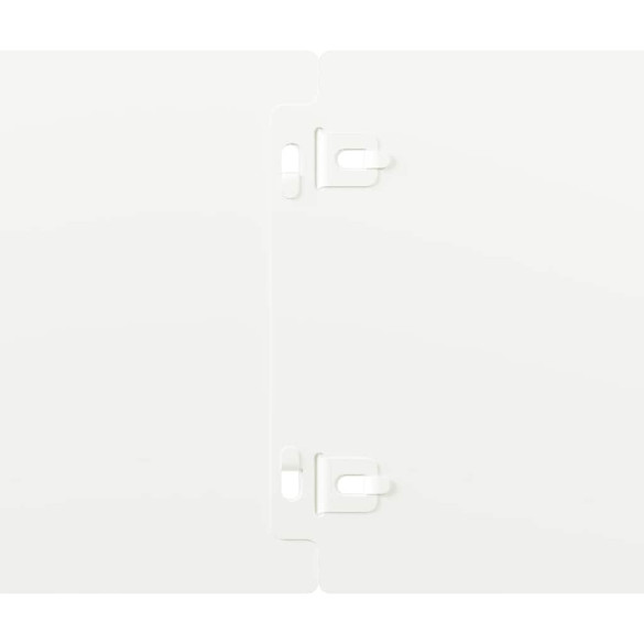 Borduri Gazon Alb Oțel Laminat | 50 bucăți | Livrare Gratuită