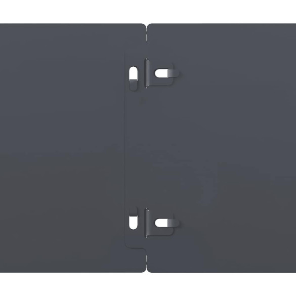 Borduri Gazon Oțel Antracit 50 buc - Livrare Gratuită