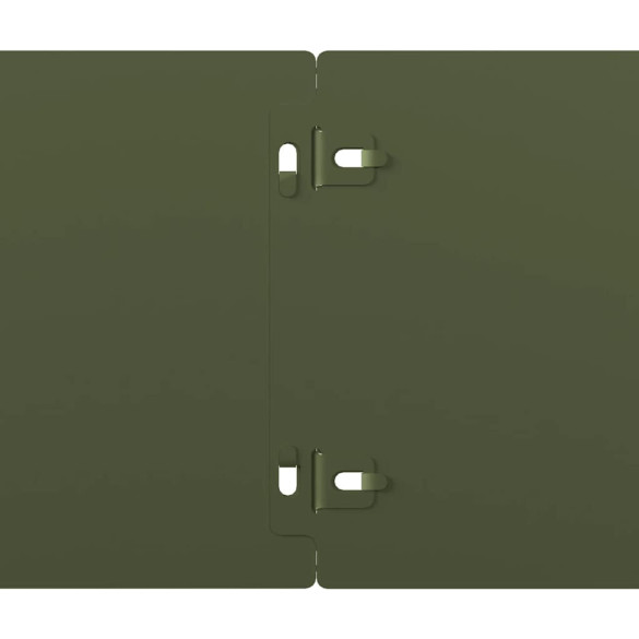 Borduri Gazon Oțel Laminat la Rece - 50 buc, Verde Olive