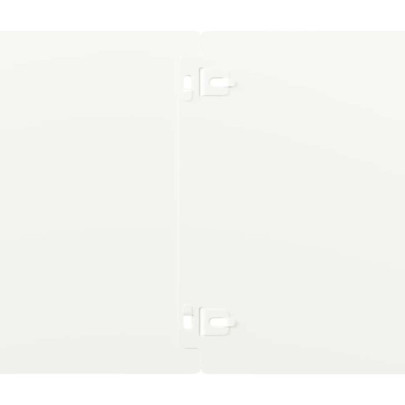 Borduri Gazon Oțel Alb 30 buc | Livrare Gratuită